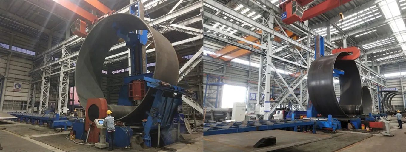 Case About Wind Tower Bending Machine Case About Wind Tower Bending Machine