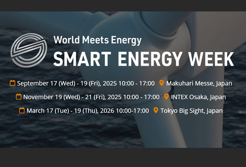 SMART ENERGIE WOCHE 2025 in Makuhari Messe, Japan vom 17. bis 19. September 2025