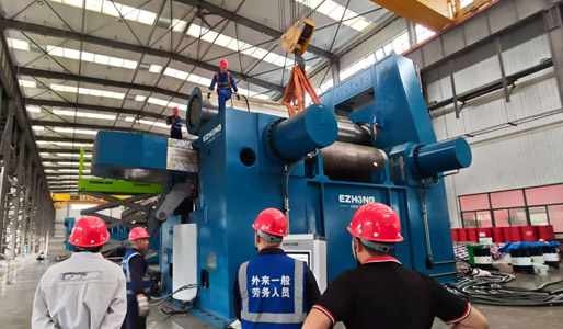 160x4200mm 3 Rollen Biege maschine